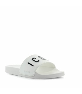 DSQUARED2 BE ICON WEISS SLIPPER