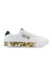 VERSACE JEANS COUTURE COURT WEISS GOLD SNEAKER