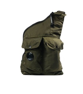 C.P. COMPANY MILITARY GREEN ONE-SHOULDER BACKPACK