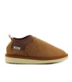 SUICOKE BROWN SLIP-ON WITH FUR