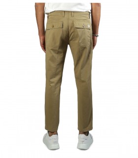 DEPARTMENT 5 PRINCE FATIQUE CAMEL CHINO TROUSERS
