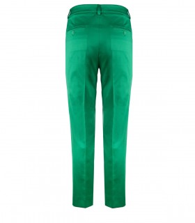 MAX MARA WEEKEND GINECEO GREEN CIGARETTE TROUSERS