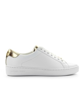 MICHAEL KORS IRVING LACE UP WHITE GOLD SNEAKER
