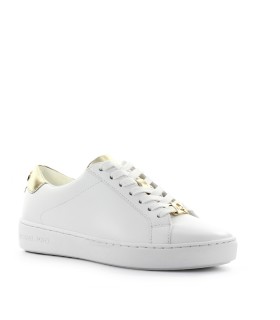 MICHAEL KORS IRVING LACE UP WEISS GOLD SNEAKER