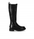 LOVE MOSCHINO BLACK HIGH BOOT WITH LOGO