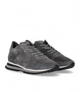 PHILIPPE MODEL TRPX LOW ANTHRACITE GREY SNEAKER