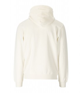 C.P. COMPANY BRUSHED EMERIZED OFF-WHITE HOODIE