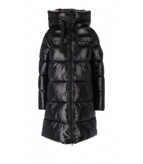 SAVE THE DUCK ISABEL BLACK LONG PADDED COAT