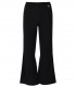 TWINSET BLACK KNITTED FLARE PANTS