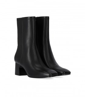 ASH CINDY BLACK HEELED ANKLE BOOT