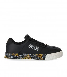 SNEAKER LOGO BAROQUE NERA VERSACE JEANS COUTURE
