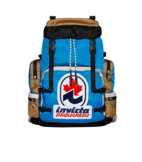 INVICTAxDSQUARED2 MONVISO LIGHT BLUE TOBACCO BACKPACK
