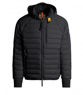 PARAJUMPERS PERRY ANTHRACITE GREY HOODED DOWN JACKET