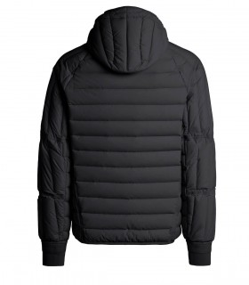 PARAJUMPERS PERRY ANTHRACITE GREY HOODED DOWN JACKET
