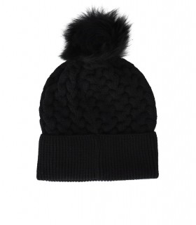 PARAJUMPERS TRICOT BLACK BEANIE