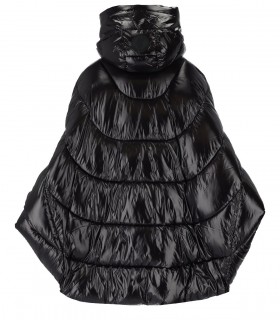 SAVE THE DUCK HOLLY BLACK HOODED CAPE