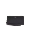 MARC JACOBS THE SLIM 84 CONTINENTAL BLACK WALLET