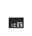 DSQUARED2 BE ICON BLACK CARD HOLDER