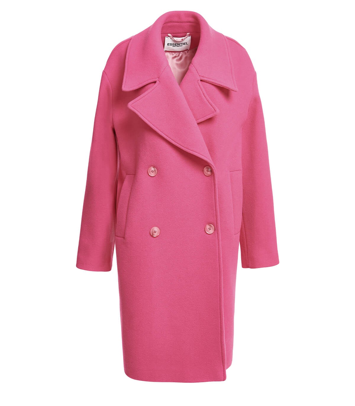 Essentiel Antwerp Cozy Pink Coat