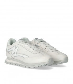 MARC JACOBS THE LEATHER JOGGER WEISS SNEAKER