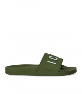SANDALE BE ICON VERT MILITAIRE DSQUARED2