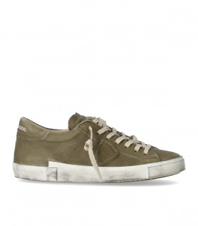 PHILIPPE MODEL PRSX LOW MILITARY GREEN SNEAKER