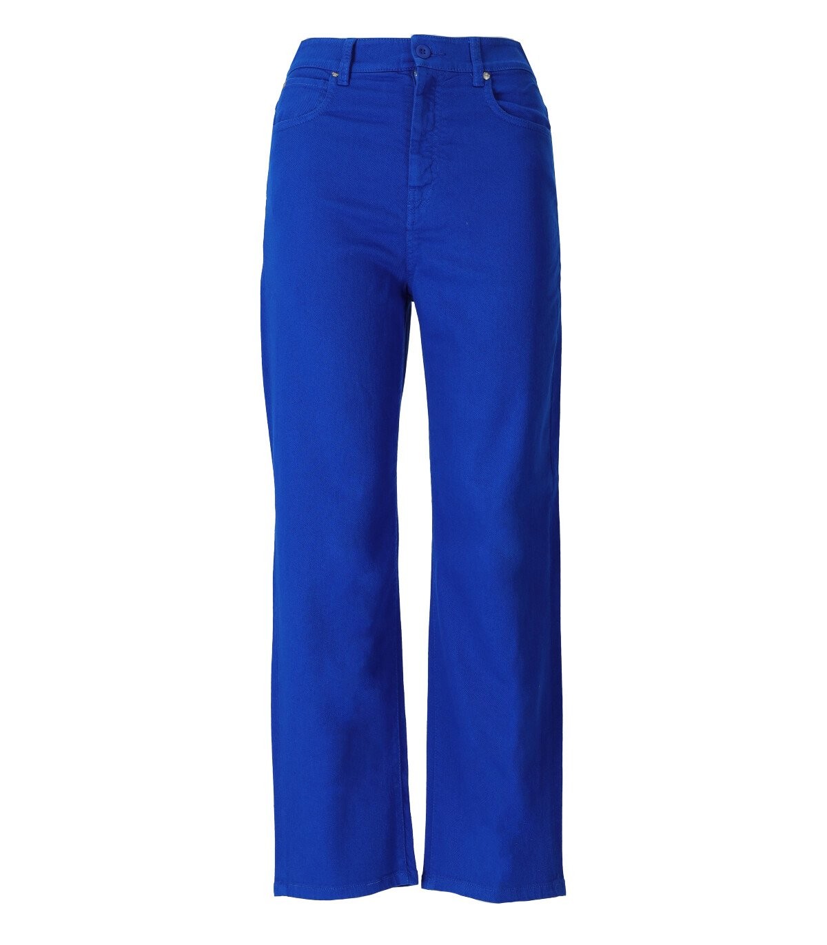 Max Mara Elam Wide Leg Electric Blue Jeans | ModeSens