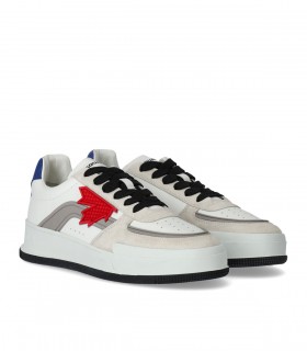 DSQUARED2 CANADIAN WHITE BLUE SNEAKER