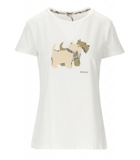 BARBOUR HIGHLANDS TEE WHITE T-SHIRT