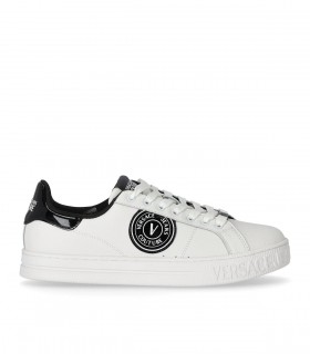 VERSACE JEANS COUTURE COURT 88 V-EMBLEM WHITE SNEAKER