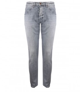 DON THE FULLER YAREN TAPERED FIT GREY JEANS