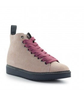 PANCHIC PINK MAUVE SUEDE ANKLE BOOT