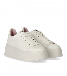 ASH MOBY BE KIND METAL WHITE SNEAKER