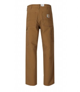 CARHARTT WIP DOUBLE KNEE TOBACCO TROUSERS