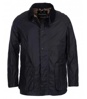 GIACCA LIGHTWEIGHT ASHBY WAXED BLU NAVY BARBOUR