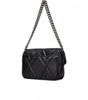MARC JACOBS THE QUILTED LEATHER J MARC BLACK BAG
