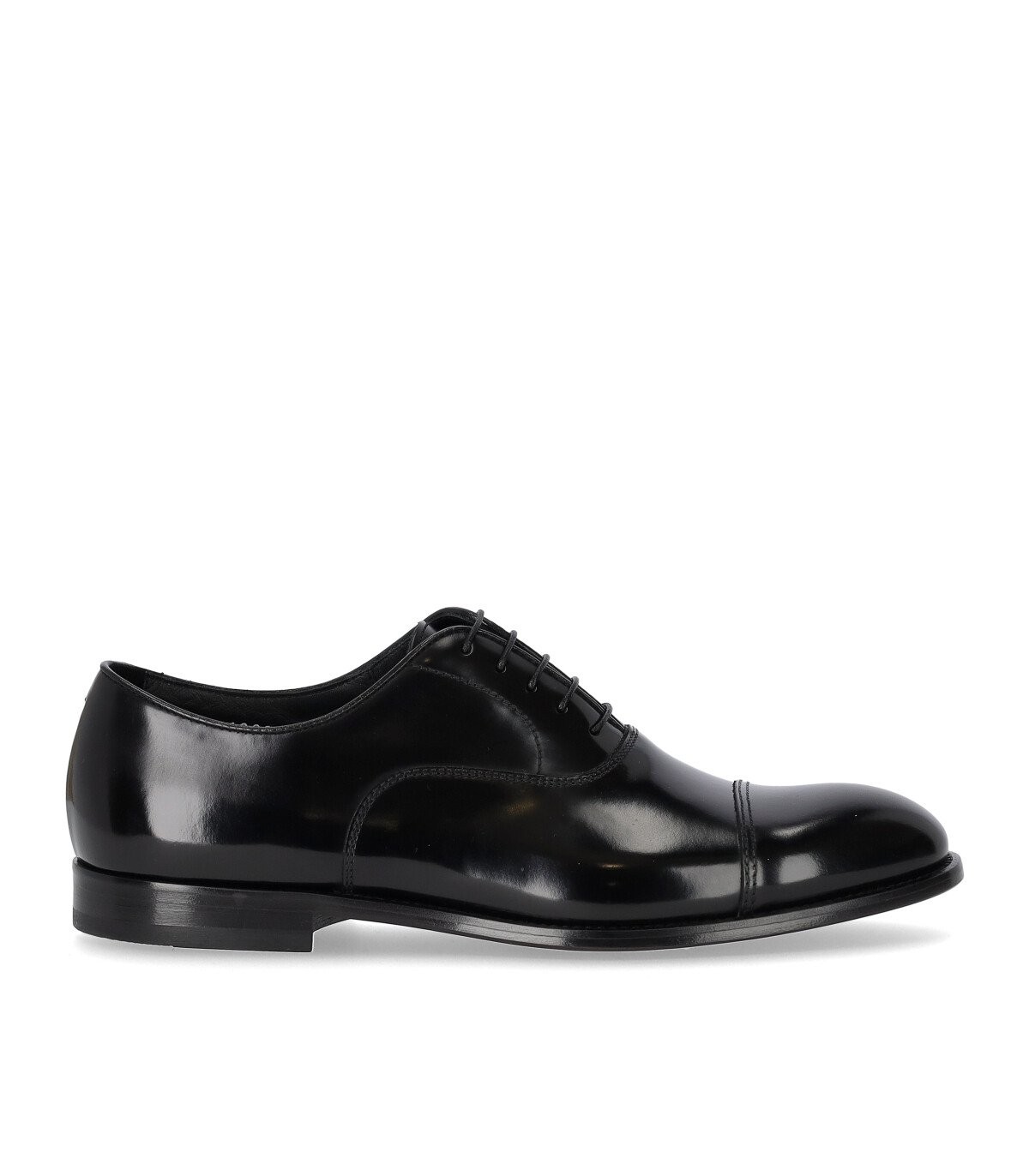DOUCAL’S BLACK OXFORD LACE UP