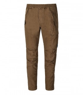 C.P. COMPANY MICRO REPS BROWN CARGO TROUSERS