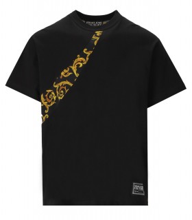 VERSACE JEANS COUTURE SKETCH COUTURE BLACK T-SHIRT