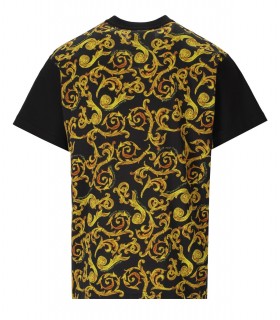 VERSACE JEANS COUTURE SKETCH COUTURE BLACK T-SHIRT