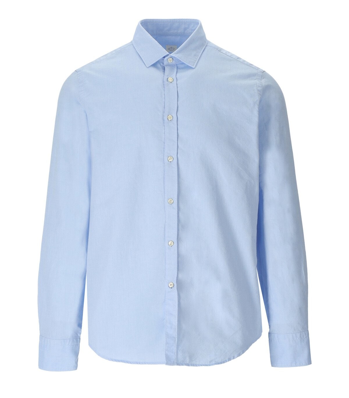 Gmf 965 Cotton Pique Light Blue Shirt