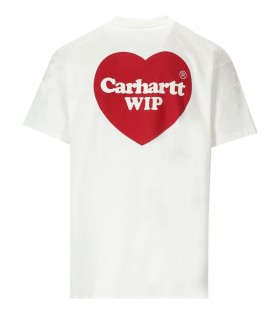 CARHARTT WIP S/S DOUBLE HEART WHITE T-SHIRT