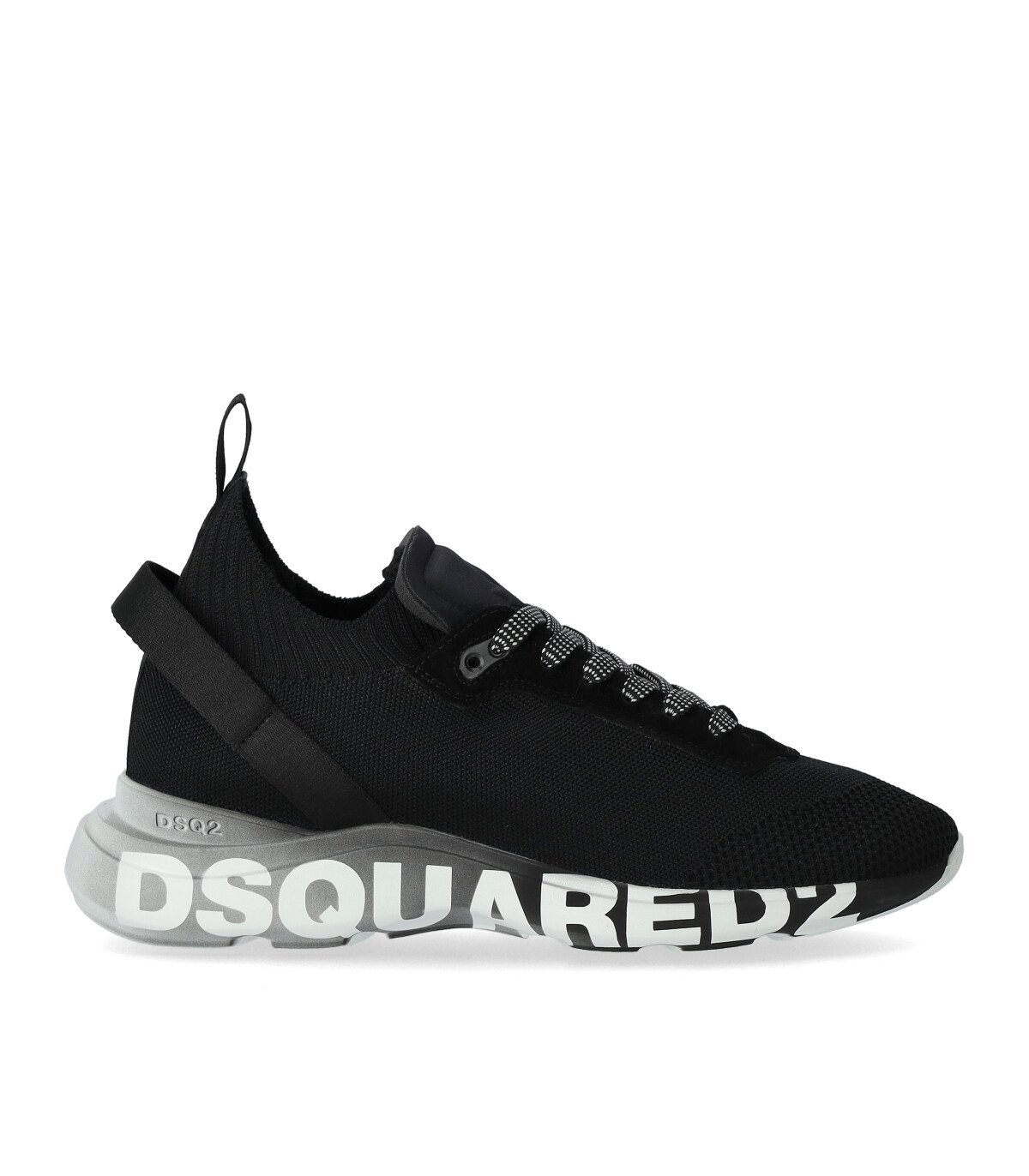 Мужские кроссовки Dsquared2 Fly Black с логотипом