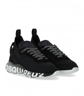 DSQUARED2 FLY BLACK SNEAKER WITH LOGO