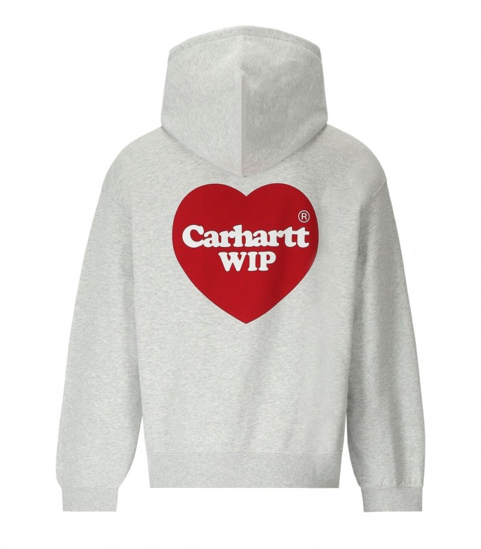 Carhartt Wip Heart Melangegrau Hoodie - Ferraris Boutique