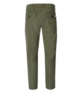 DEPARTMENT 5 PRINCE FATIQUE MILITARY GREEN CHINO TROUSERS