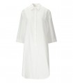 MAX MARA BEACHWEAR UNCINO WHITE SHIRT DRESS