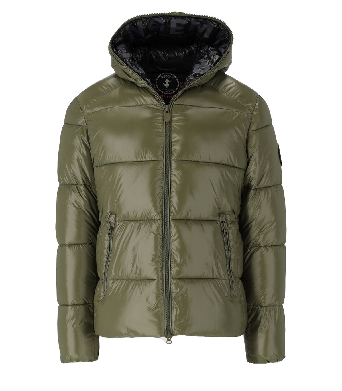SAVE THE DUCK EDGARD GREEN HOODED PADDED JACKET