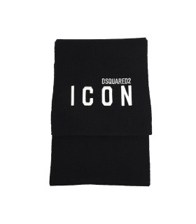 DSQUARED2 ICON ZWART WIT SJAAL