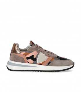 BASKETS TROPEZ 2.1 CAMOUFLAGE GRIS ROSE PHILIPPE MODEL